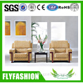 double leather sofa chair set